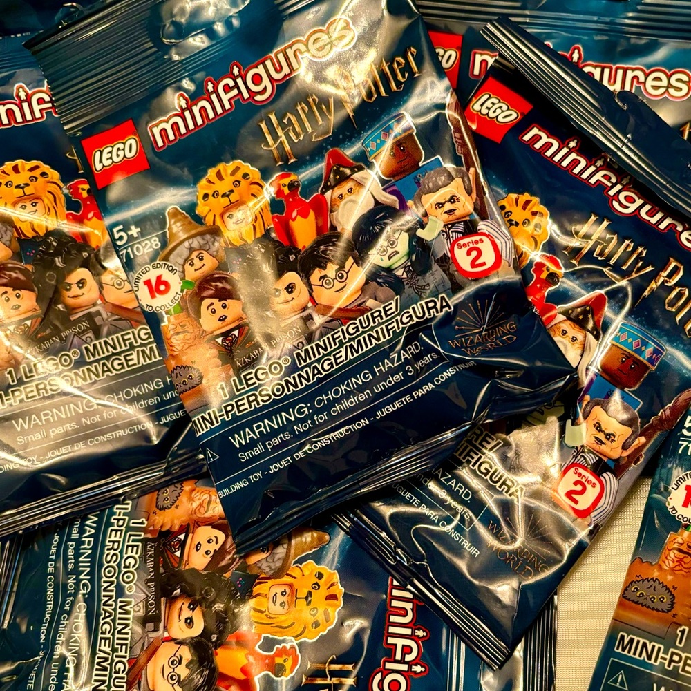 (Qty : 2 packs!! ) 2for 12$ Harry Potter LEGO MINIFIGURE unopened Series 2 - Picture 2 of 2